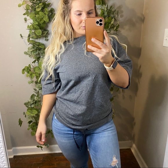 Lululemon Oversized SS Sweatshirt 6 grey - Picture 4 of 9